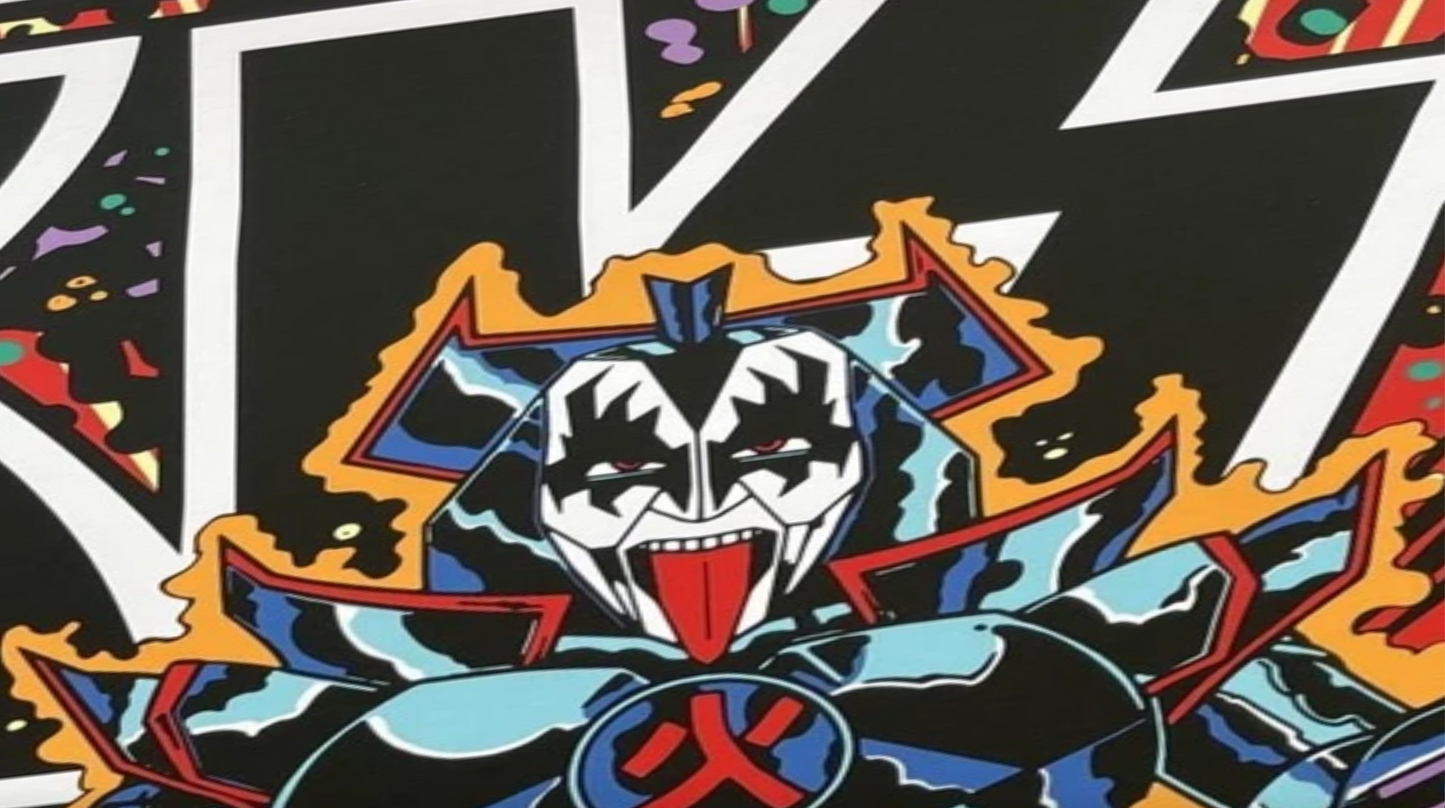 KISS Concert Poster Japan 1977 by Frank Kozik – WATERPROOF 36"x48" Rock Art ACE FREHLEY