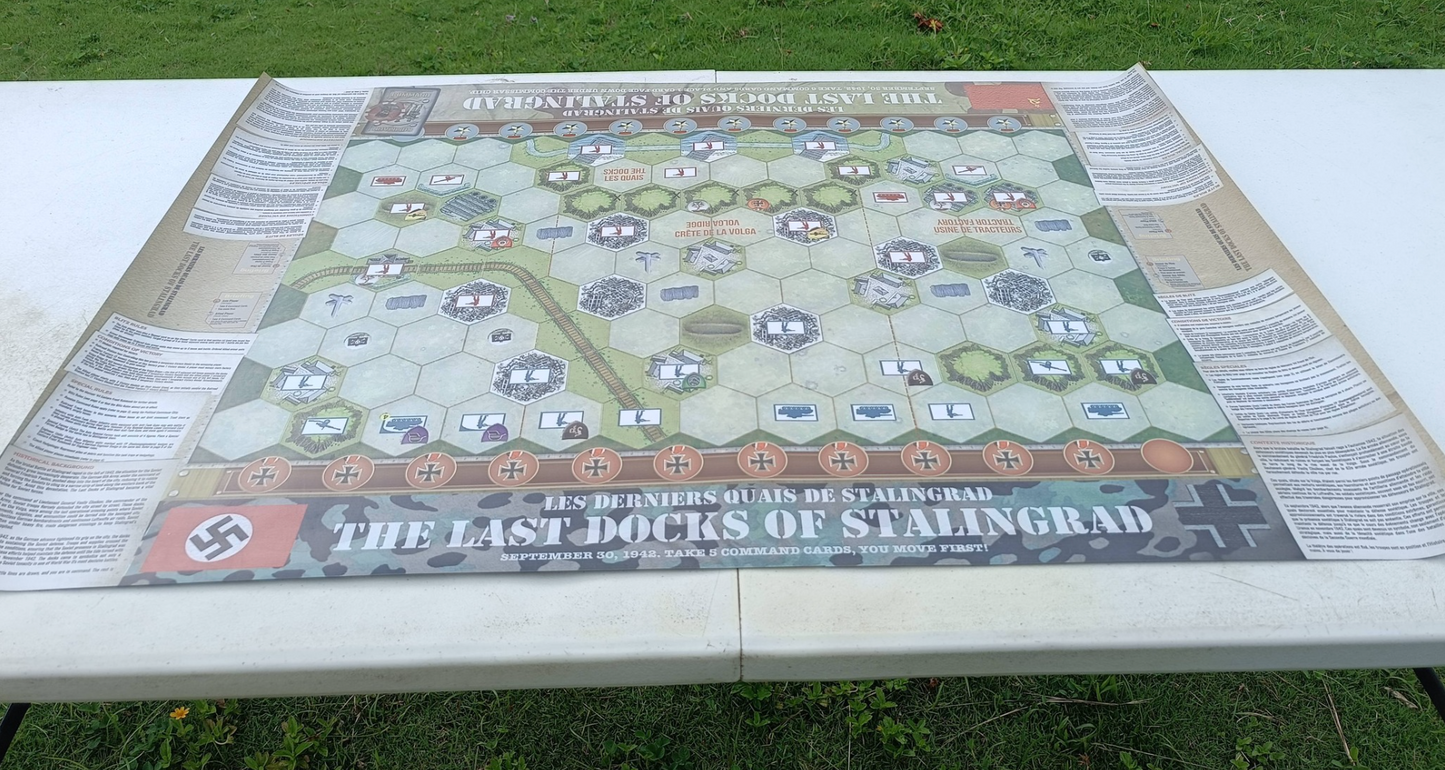 MEMOIR 44 EXPANSION – THE LAST DOCKS OF STALINGRAD 🔥 WATERPROOF BATTLE MATS – ON SALE $34.95 🔥