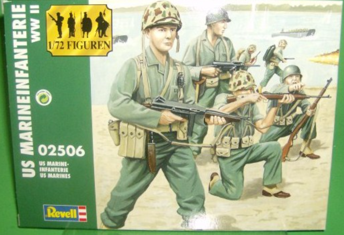 REVELL 1/72 WWII US MARINES INFANTRY REVELL 02506
