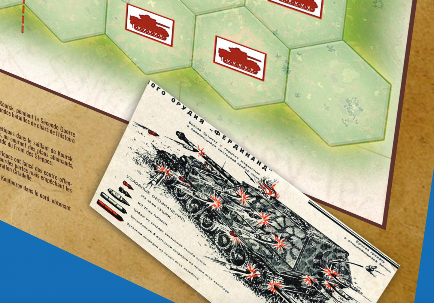 MEMOIR 44 OVERLORD WATERPROOF  MAT – BATTLE OF PROKHOROVKA (KURSK, 1943) WATERPROOF