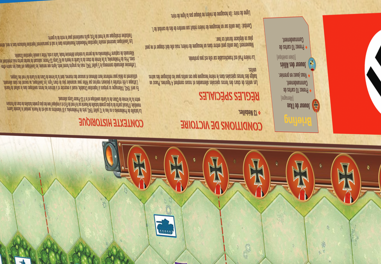 MEMOIR 44 OVERLORD WATERPROOF  MAT – BATTLE OF PROKHOROVKA (KURSK, 1943) WATERPROOF