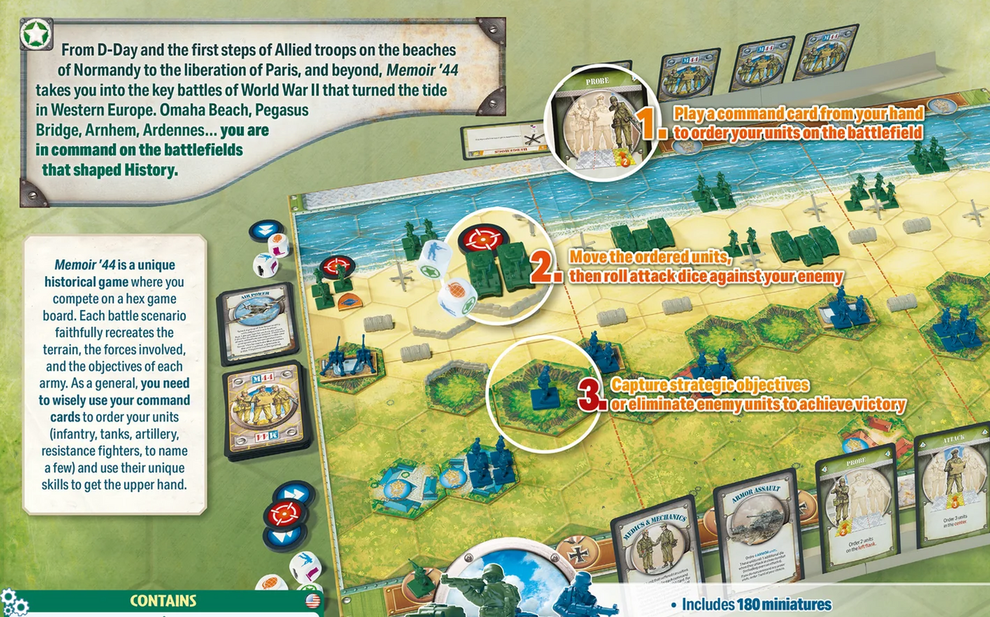 MEMOIR '44 REFRESH 2025 BOARD GAME BY DAYS OF WONDER & RICHARD BORG RELAUNCH