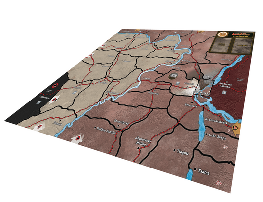 Axis & Allies Stalingrad DELUXE VINYL MAP SET 2.1x Larger Than Original Boards