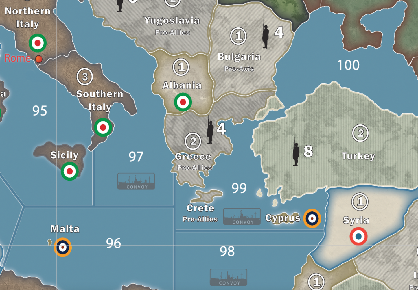 2024 Mat Axis & Allies mat 1940 Version 4.0JM GIANT FULL Global Map 100% WATERPROOF Axis and Allies 2024