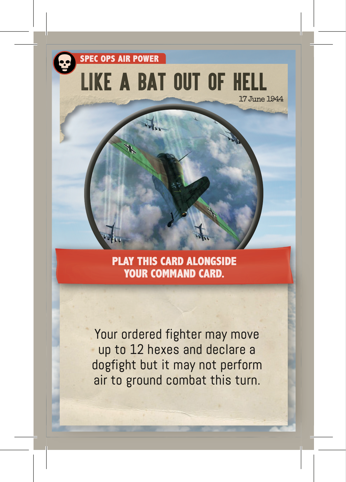 MEMOIR 44 PRINT & PLAY EXPANSION NEW FLIGHT PLAN: AIR POWER – SPECIAL OPERATIONS (VOLUME 01)  Set of 21 Air Power Combat Cards
