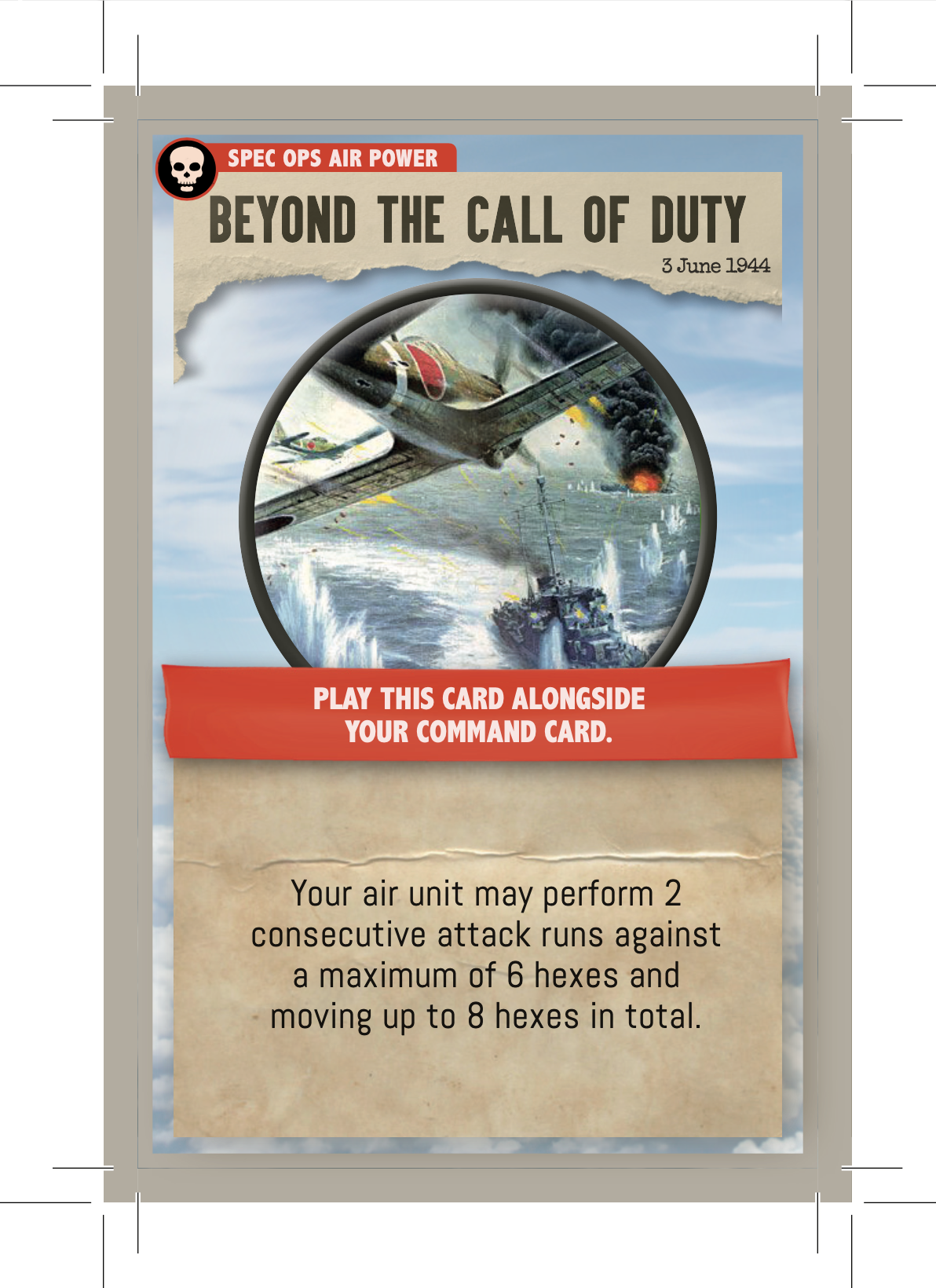 MEMOIR 44 PRINT & PLAY EXPANSION NEW FLIGHT PLAN: AIR POWER – SPECIAL OPERATIONS (VOLUME 01)  Set of 21 Air Power Combat Cards