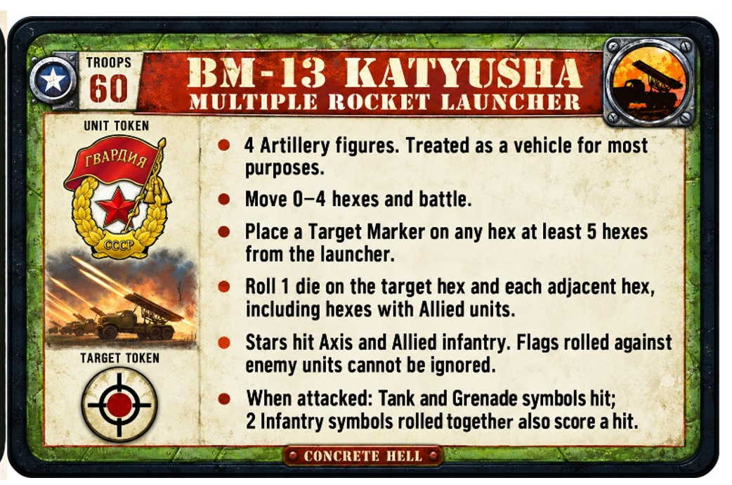 Memoir 44 Expansion – CONCRETE HELL: Battle for Stalingrad (6-Map Deluxe Vinyl Suite, V2.0)