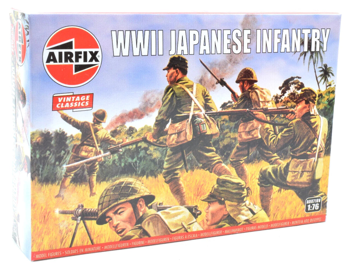 Airfix A01718 WWII Japanese Army Infantry Series 1 – 1/72 Scale Plastic Figures (48 Count)