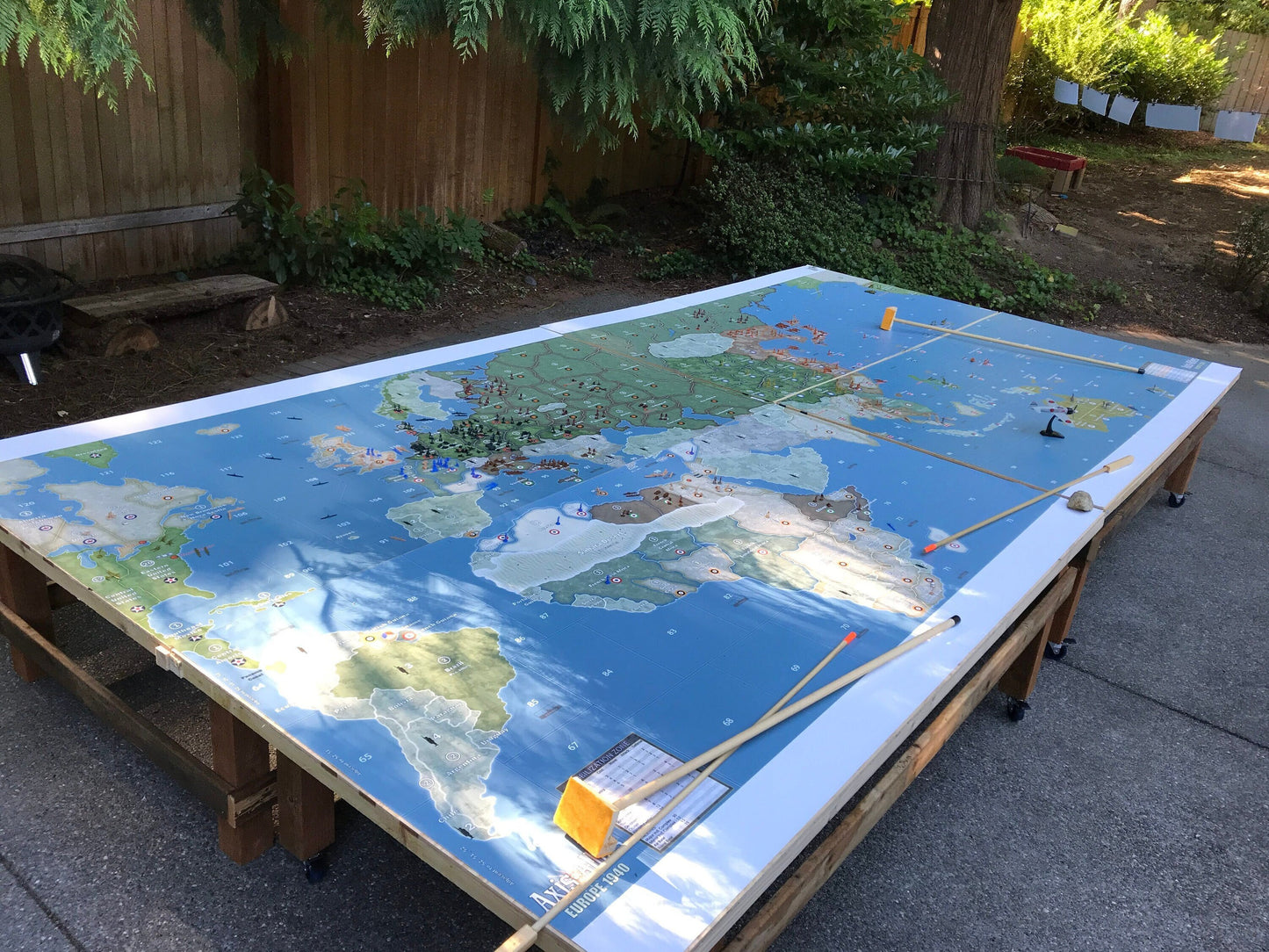 2024 Mat Axis & Allies mat 1940 Version 4.0JM GIANT FULL Global Map 100% WATERPROOF Axis and Allies 2024