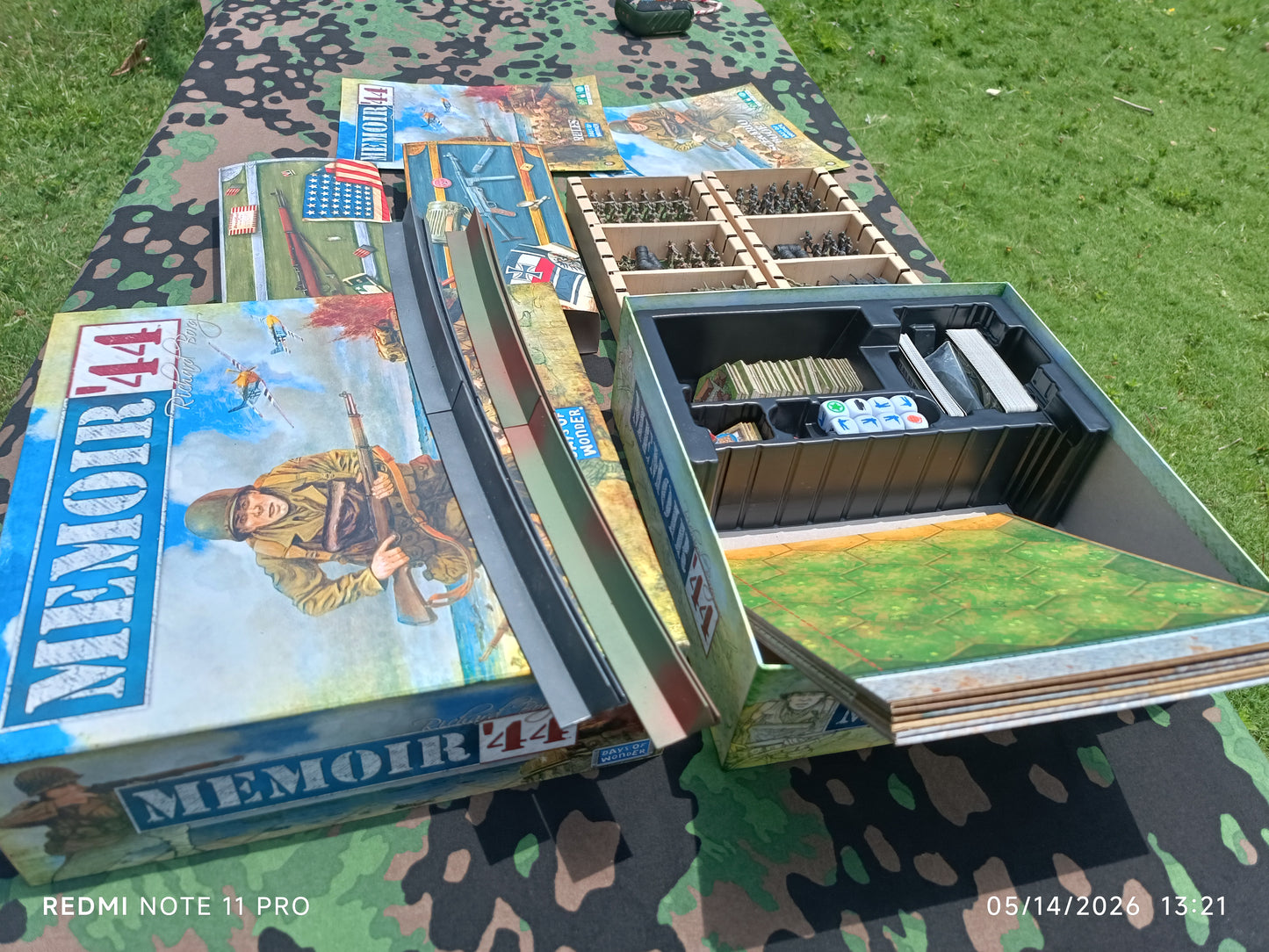 Memoir 44 REFRESH WITH ALL PAINTED MINIATURES – FULL PAINT JOB - | Days of Wonder | Commands & Colors RICHARD BORG