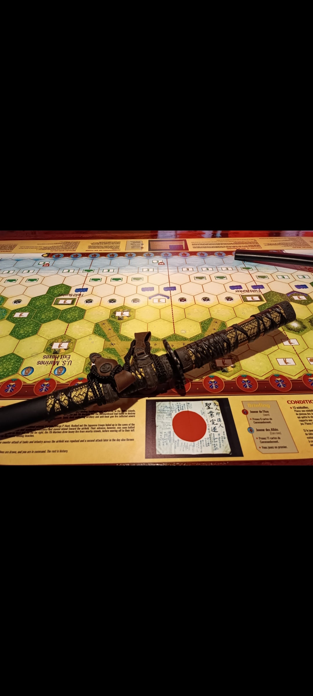 MEMOIR 44 OVERLORD WATERPROOF  MAT – PELELIU LANDINGS PACIFIC SEPTEMBER 15, 1944