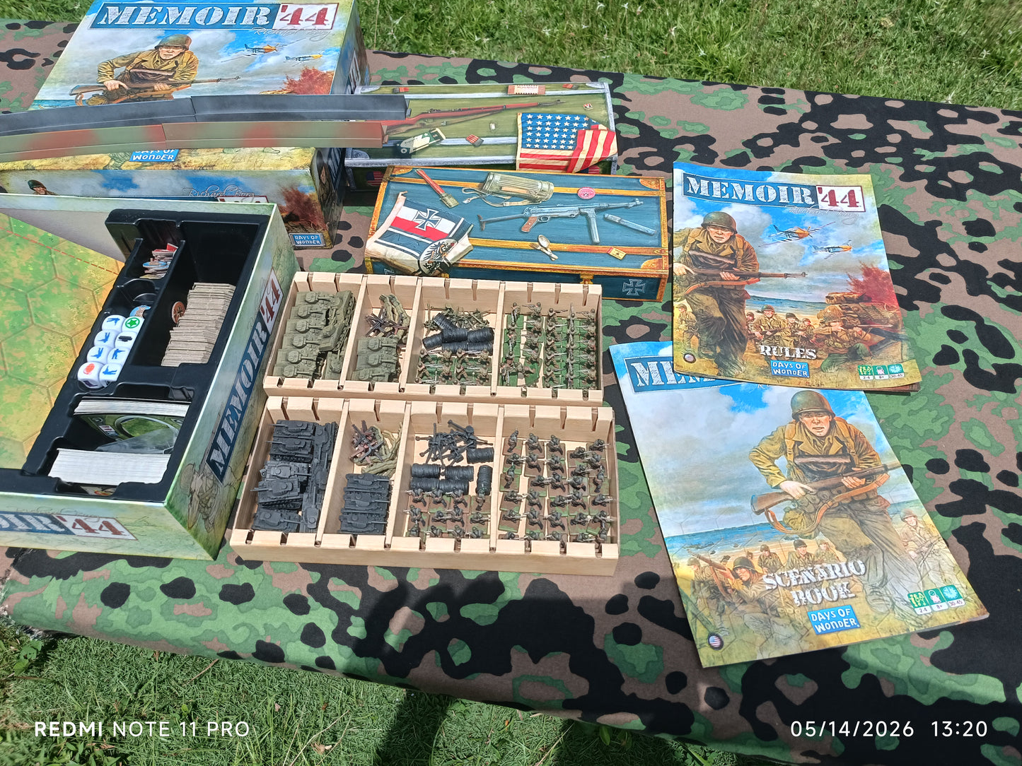 Memoir 44 REFRESH WITH ALL PAINTED MINIATURES – FULL PAINT JOB - | Days of Wonder | Commands & Colors RICHARD BORG