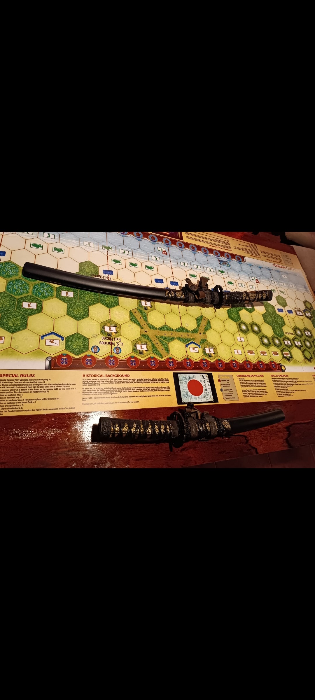 MEMOIR 44 OVERLORD WATERPROOF  MAT – PELELIU LANDINGS PACIFIC SEPTEMBER 15, 1944