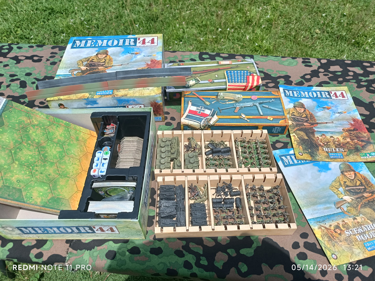 Memoir 44 REFRESH WITH ALL PAINTED MINIATURES – FULL PAINT JOB - | Days of Wonder | Commands & Colors RICHARD BORG