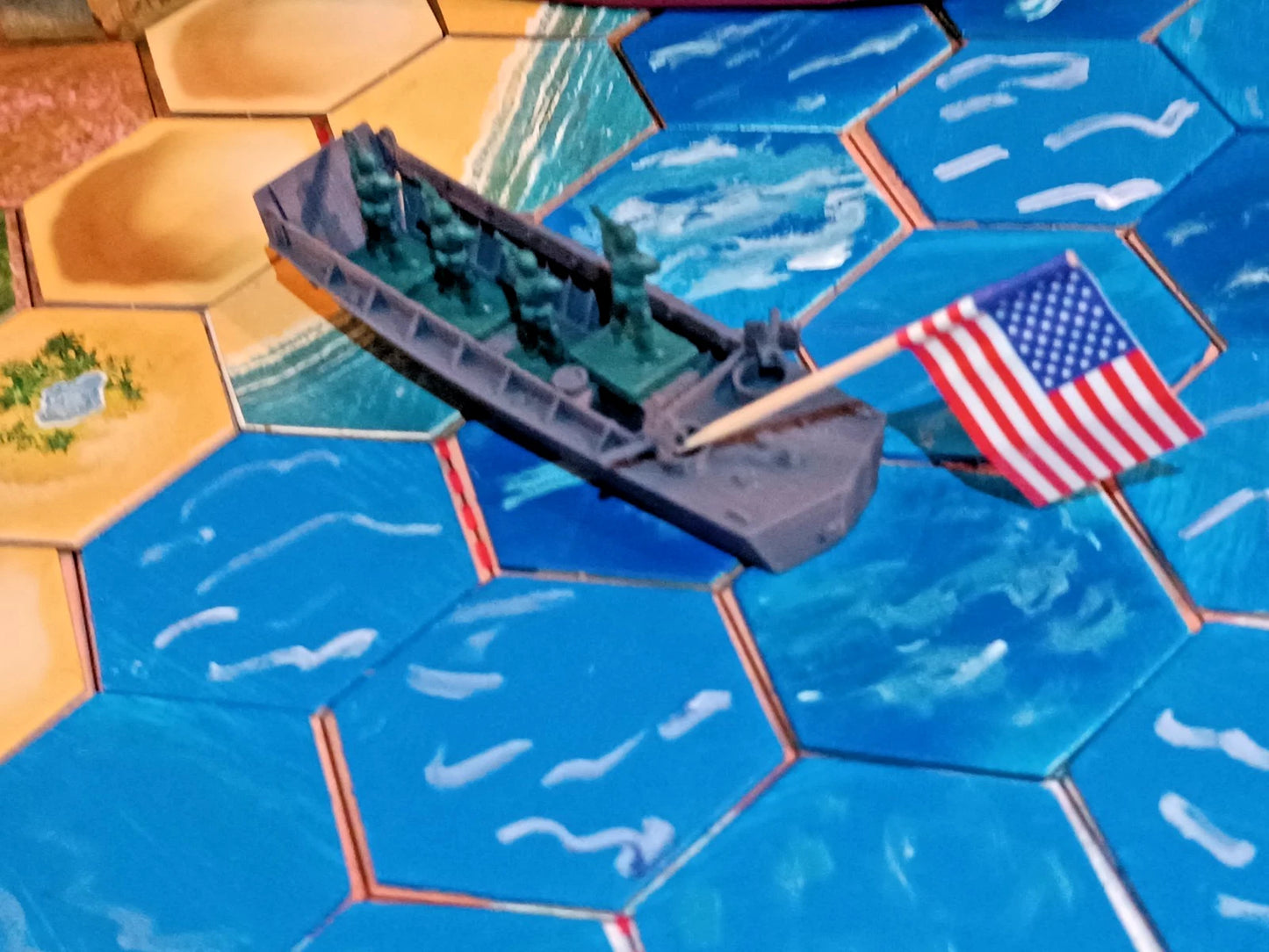MEMOIR 44 PACIFIC LCVP HIGGINS BOAT LANDING CRAFT VEHICLE PERSONNEL IWO JIMA