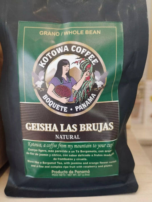 GESHA Kotowa Café – Geisha Las Brujas Natural – Boquete Panamá – Whole Bean 227g