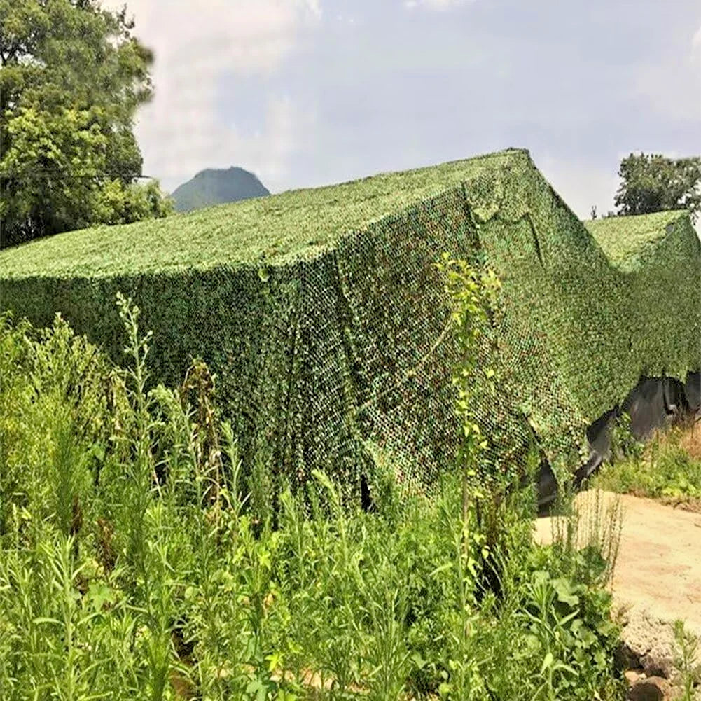 Camo-Leo™ Woodland Recon Netting 1.5x6M – Tactical Camo Shade Military Camouflage
