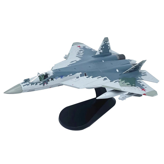 1/72 Scale Sukhoi Su-57 Russian Stealth Fighter Model Kit – Unassembled 5th Gen Jet (Россия Су-57)