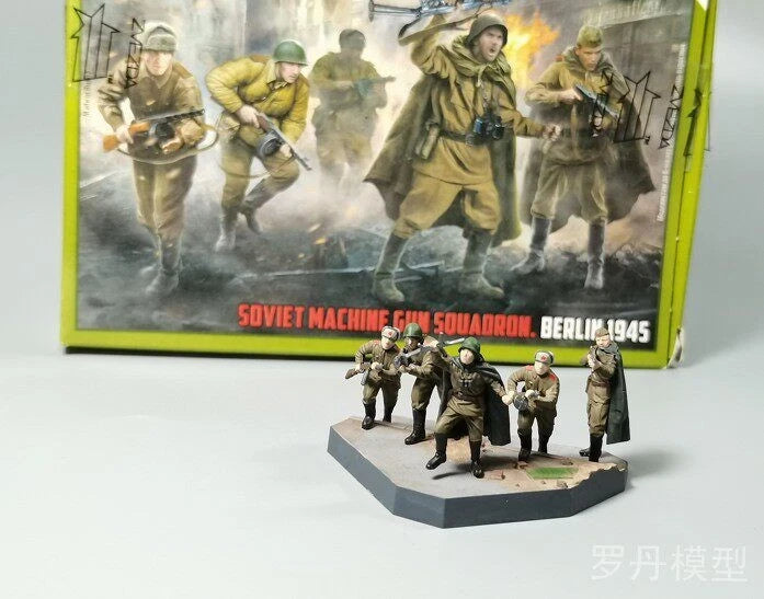 ZVEZDA 1/72 WWII SOVIET MACHINE GUN SQUADRON (BERLIN 1945) – SET 6269
