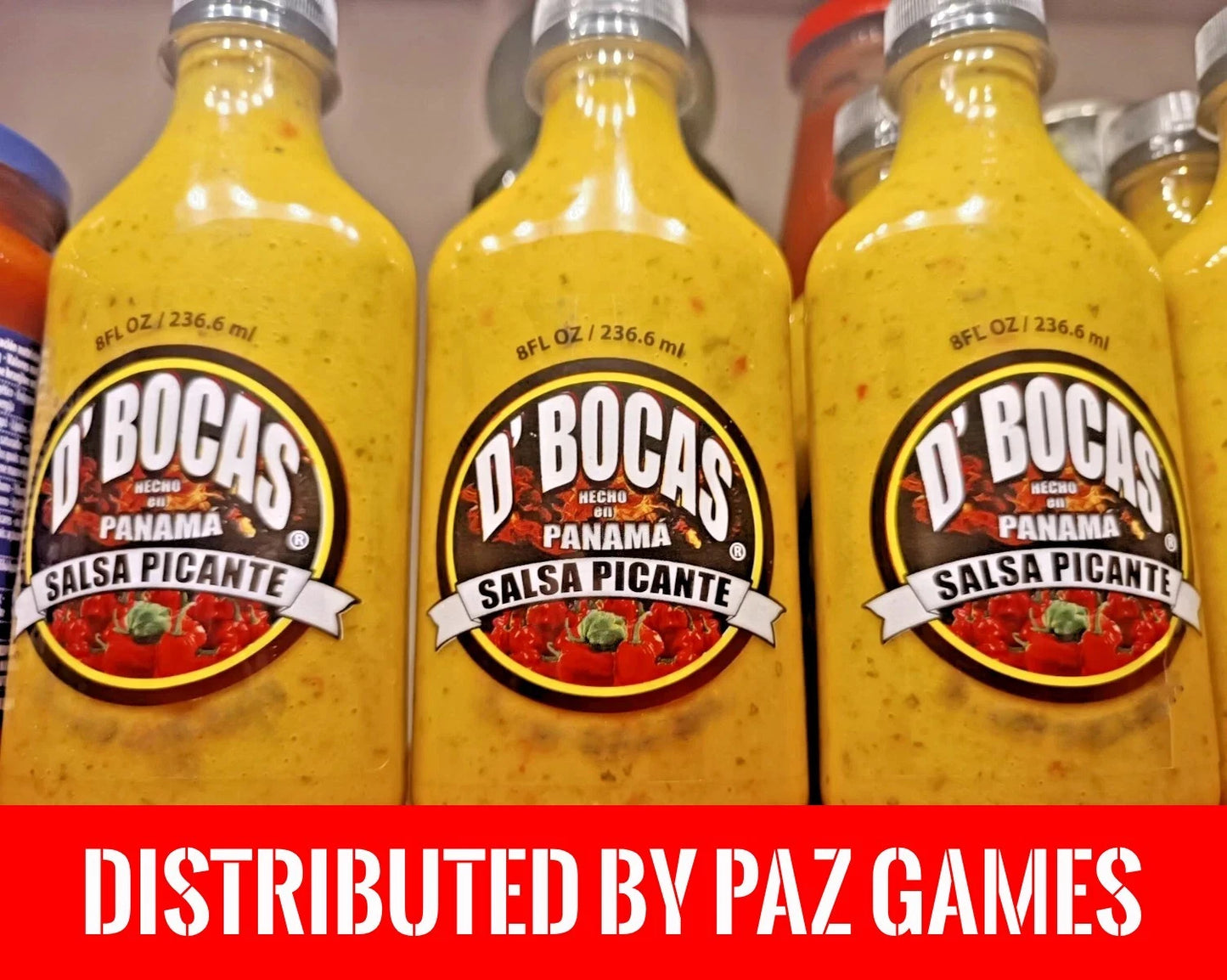D'BOCAS Gourmet Hot Sauce PANAMA Hot Sauce Picante Panameño SPECIAL Spicy Sauce