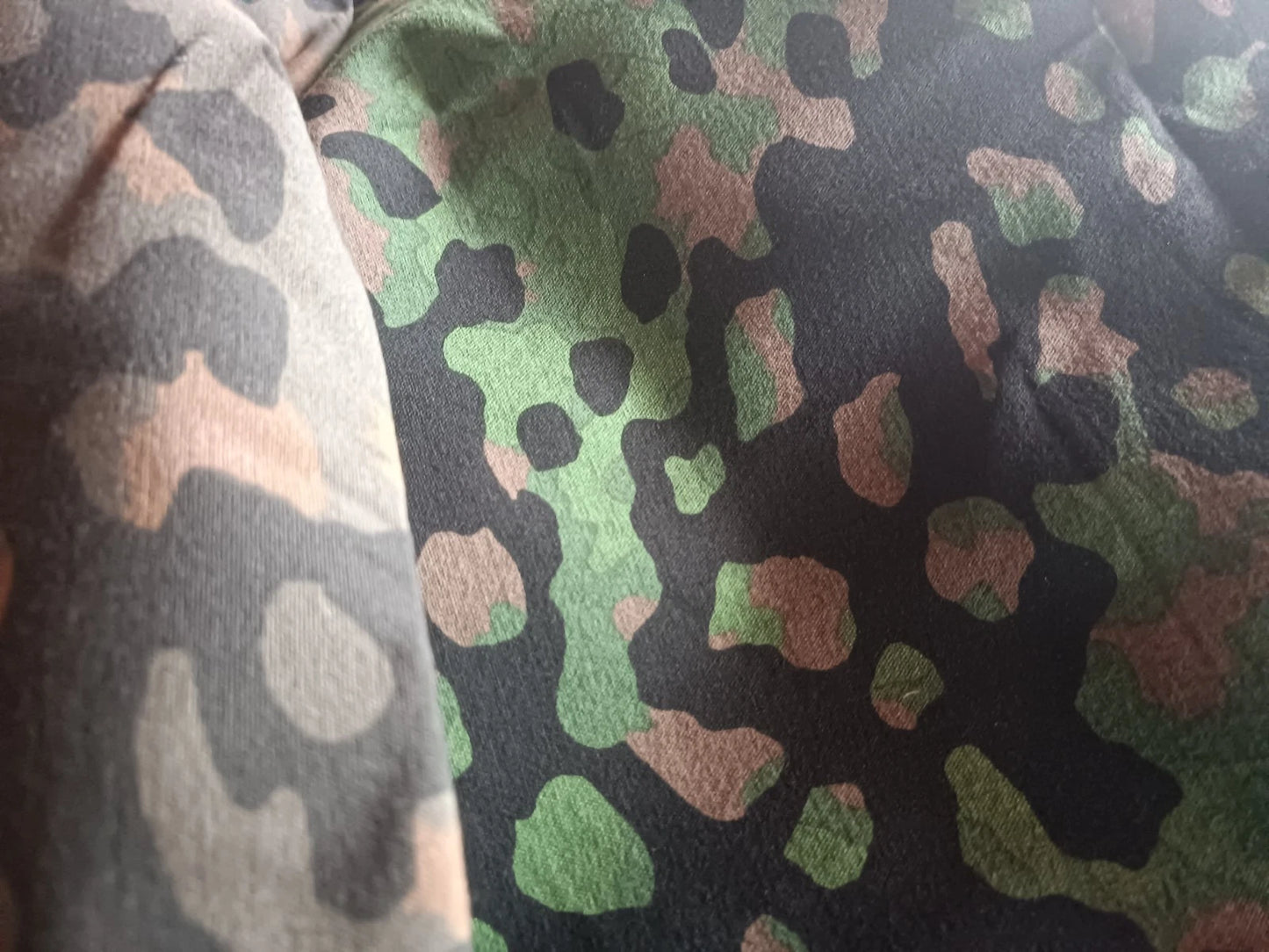 Tactical Waffen SS WWII German Oakleaf Camo Fabric Wehrmacht Eichenlaubmuster