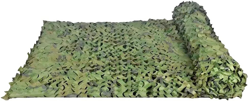 Camo-Leo™ Woodland Recon Netting 1.5x6M – Tactical Camo Shade Military Camouflage