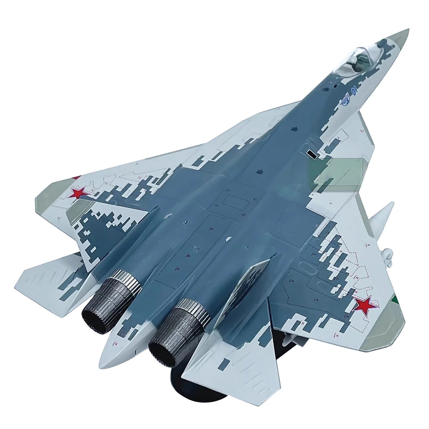 1/72 Scale Sukhoi Su-57 Russian Stealth Fighter Model Kit – Unassembled 5th Gen Jet (Россия Су-57)