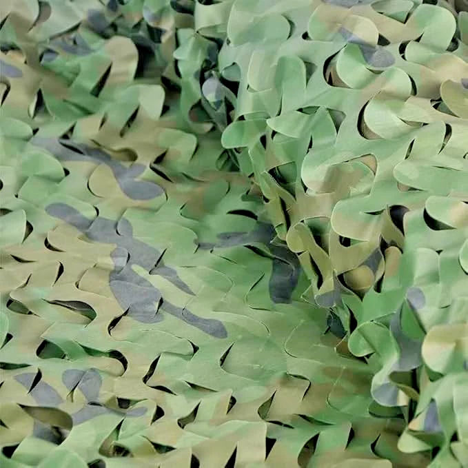Camo-Leo™ Woodland Recon Netting 1.5x6M – Tactical Camo Shade Military Camouflage