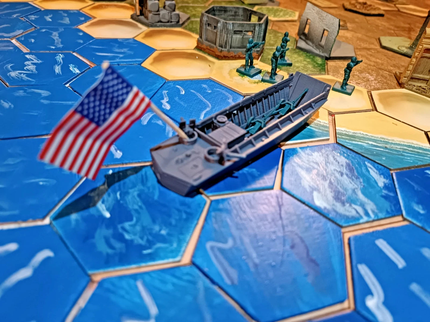 MEMOIR 44 PACIFIC LCVP HIGGINS BOAT LANDING CRAFT VEHICLE PERSONNEL IWO JIMA