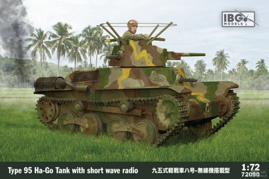 1/72 IBG MODELS 72090 Type 95 Ha-Go Japanese Tank with short wave radio