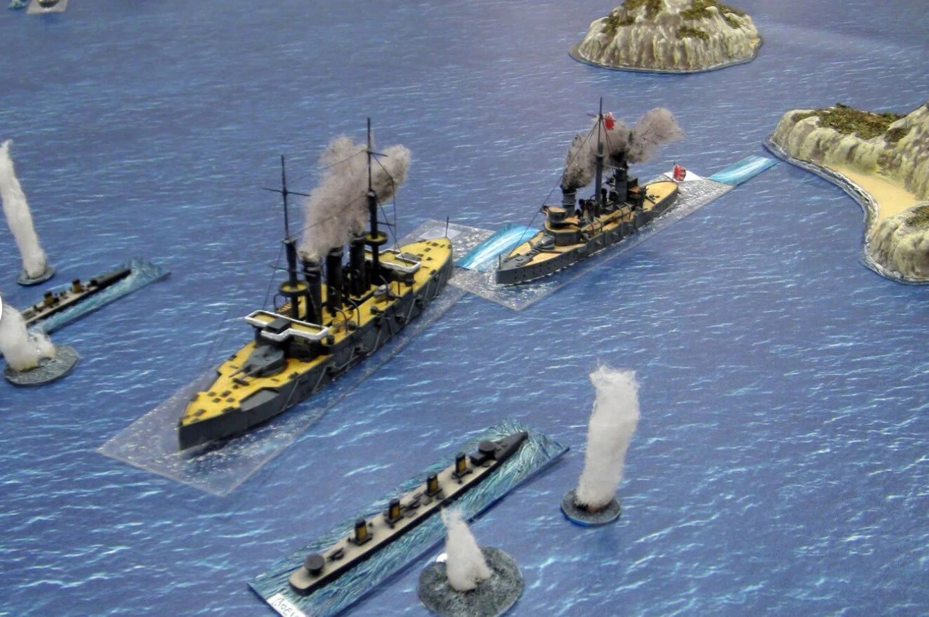 Deep Water Ocean Gaming Mat | 48"x72" Large Vivid PVC Battle Map | Waterproof Tabletop Wargaming Surface for Naval Miniatures | Atlantic, Pacific, Indian, Arctic & Southern Oceans Design