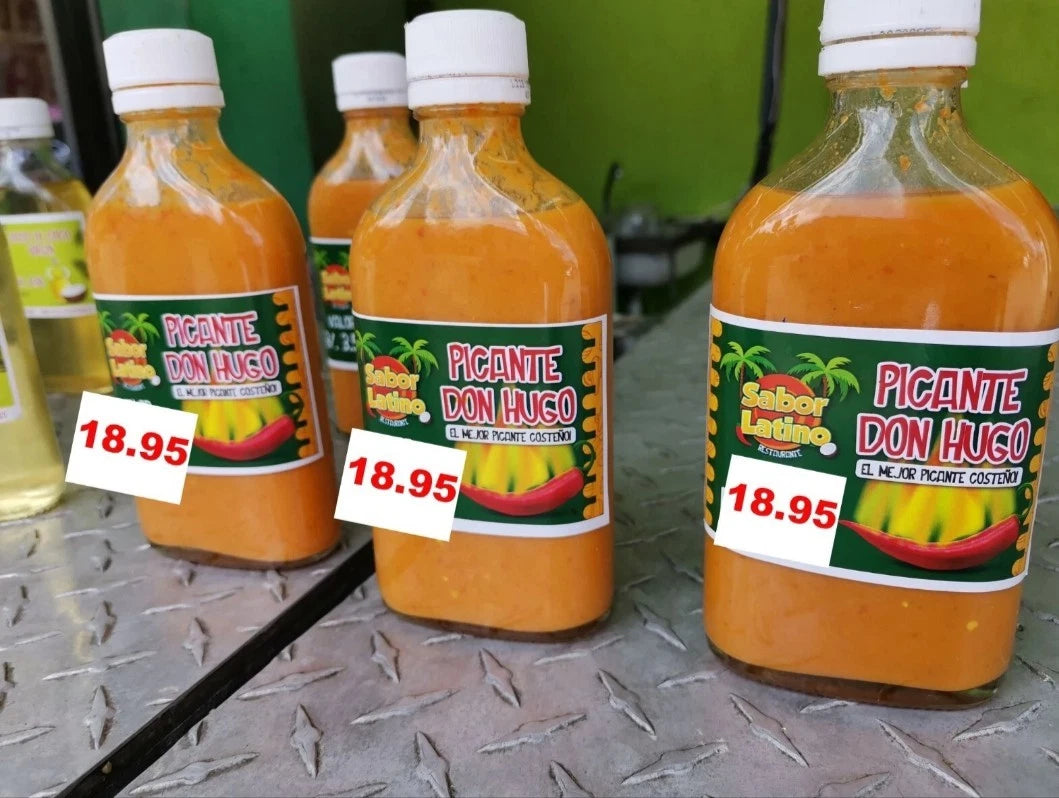 DON HUGO Gourmet Hot Sauce – 4-Pack (12 fl oz) | Authentic Caribbean Flavor from Panama 🇵🇦