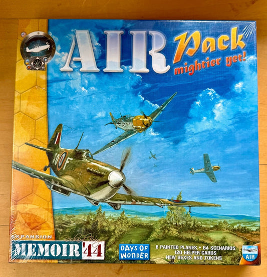Memoir ’44 AIR PACK Expansion NEW IN SHRINK – 64 Scenarios, 8 Planes, 120 Cards
