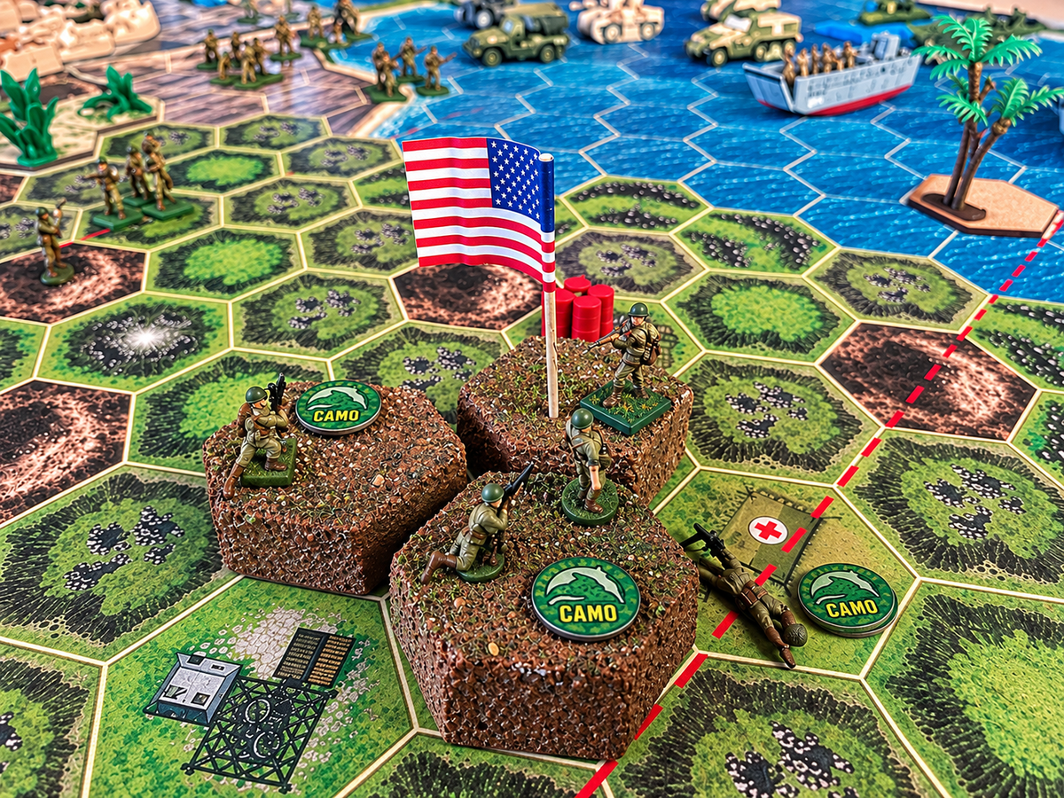 MEMOIR '44 BLACK SAND INFERNO: IWO JIMA UNLEASHED MEMOIR '44 EXPANSION - REQUIRES PACIFIC THEATER EXPANSION